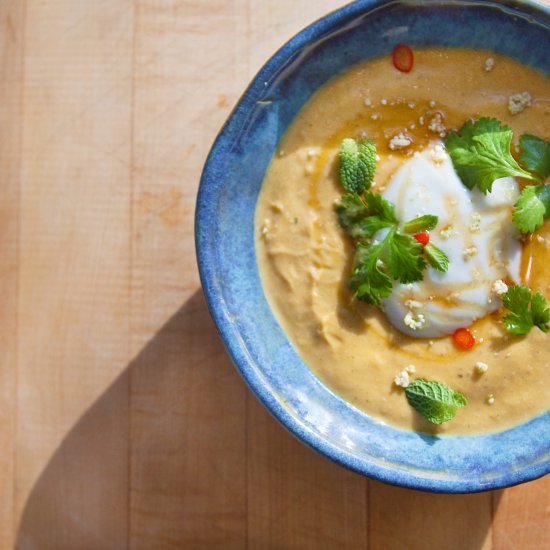 Sweet Potato Coconut Soup