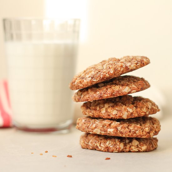 Chewy Anzac Biscuits