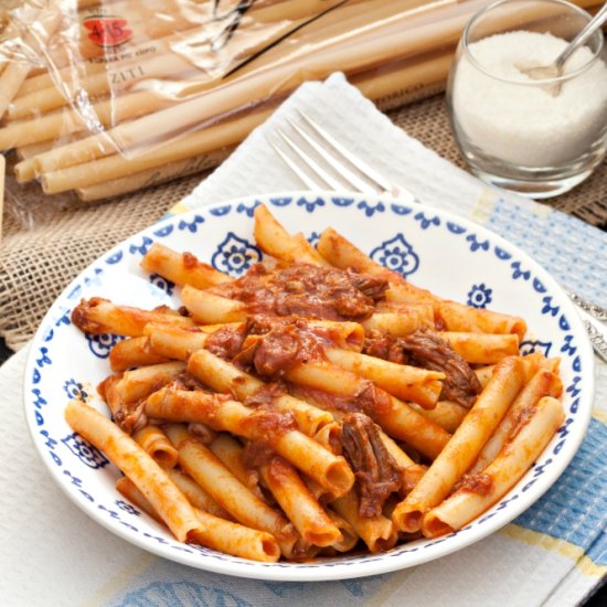 Ziti with Neapolitan Meat Ragout