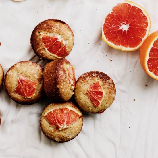 Blood Orange + Olive Oil Muffins