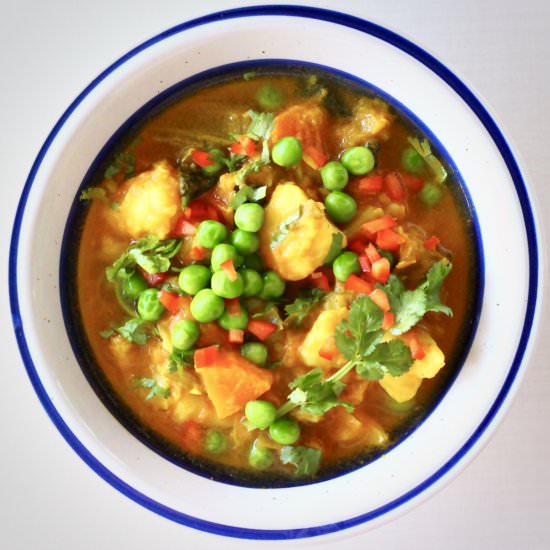 Potato Pea Curry