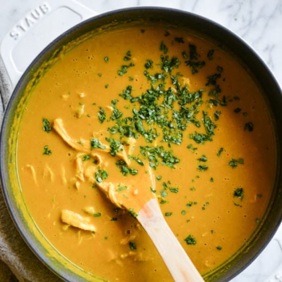 Curried Butternut Squash Soup