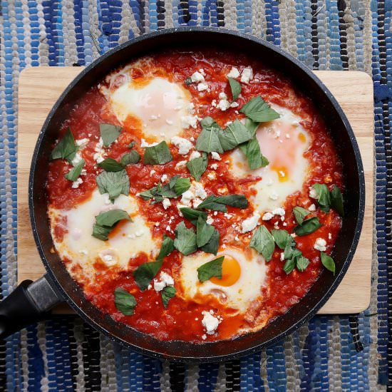 Shakshuka with Feta Cheese