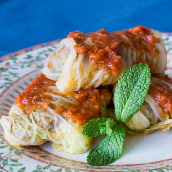 Stuffed cabbage rolls