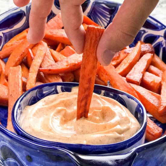 Sweet Potato Fries & Chipotle Aioli