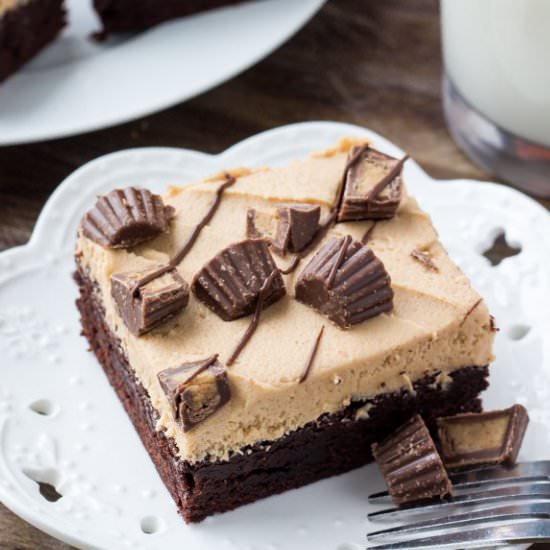 Chocolate Peanut Butter Brownies