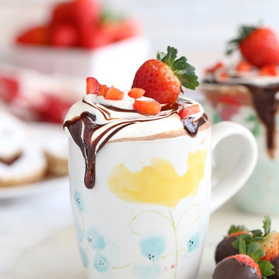 Strawberry Hot Chocolate