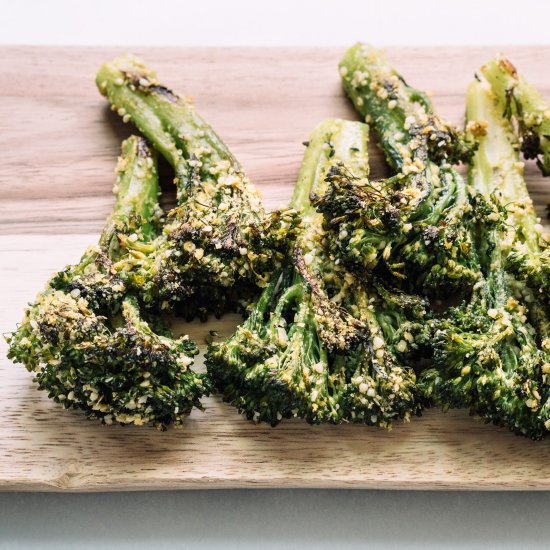 Nutty and Savory Roasted Broccolini