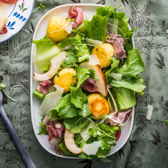 Ricotta Gnudi Salad