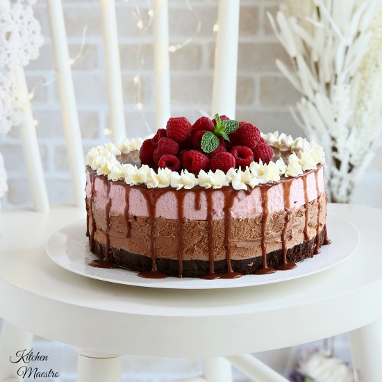 chocolate raspberry mousse cake