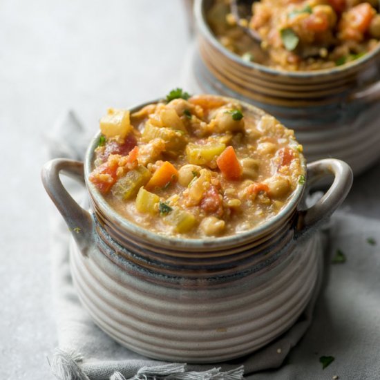 Vegan Chickpea Quinoa Stew