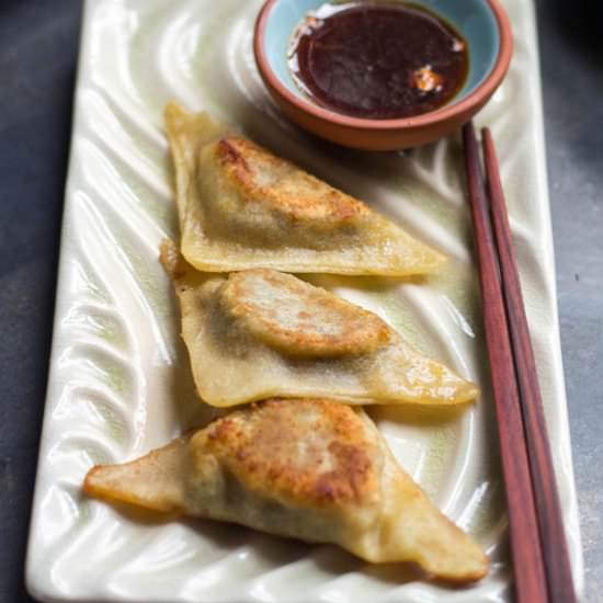 Asian Inspired Mushroom Dumplings