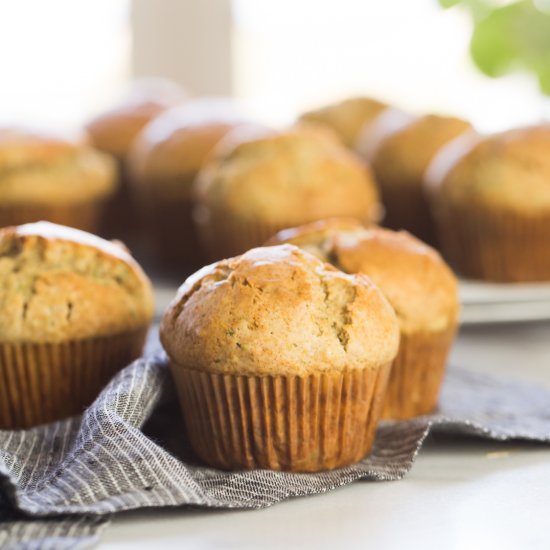 Healthier Zucchini Muffins