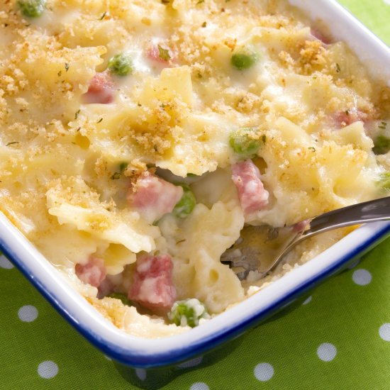 Ham and Cheese Mac and Cheese