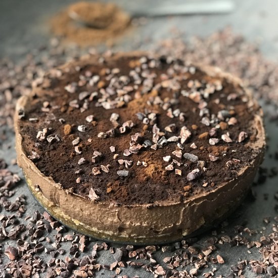 Vegan Chocolate BananaCheesecake