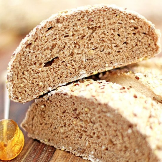 Multi-Grain Honey Whole Wheat Bread