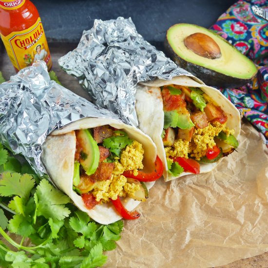 Vegan Breakfast Burritos