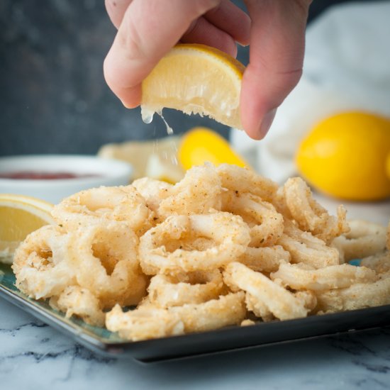 Restaurant Style Fried Calamari