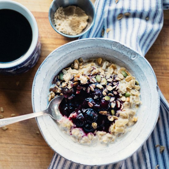 Blueberry Pie Oatmeal