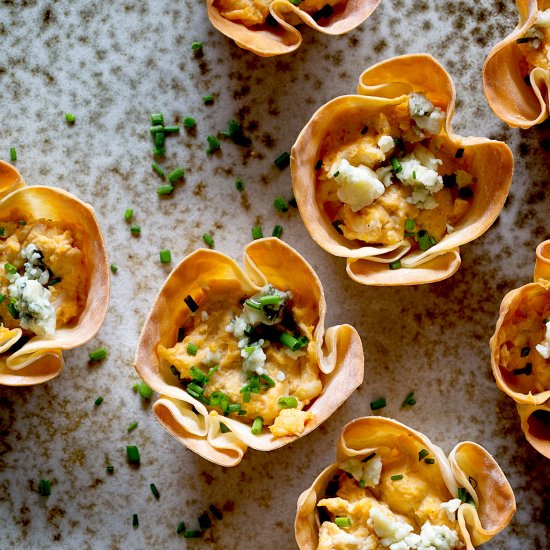 Buffalo Chicken Dip Cups