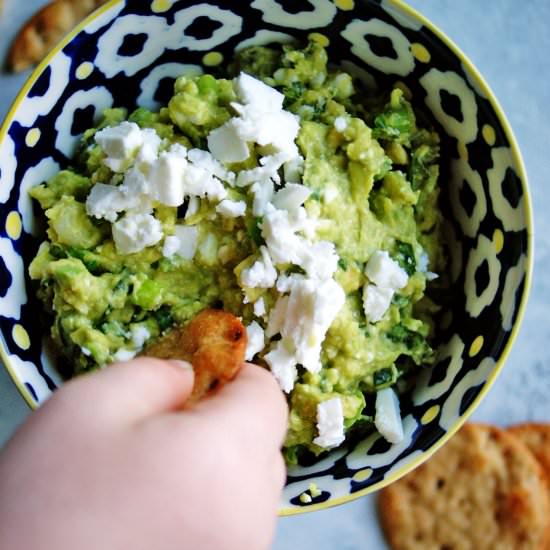 Avocado, Basil & Feta Spread