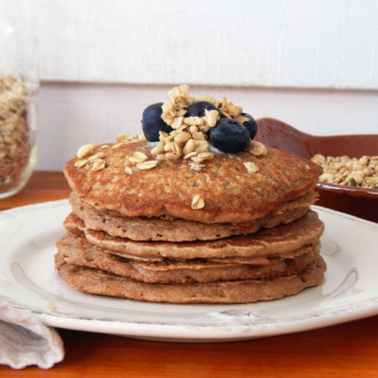 Gluten Free Almond Quinoa Pancakes