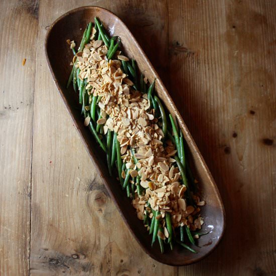 Haricots Verts with Almonds