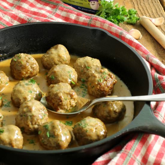 Gluten Free Swedish Meatballs