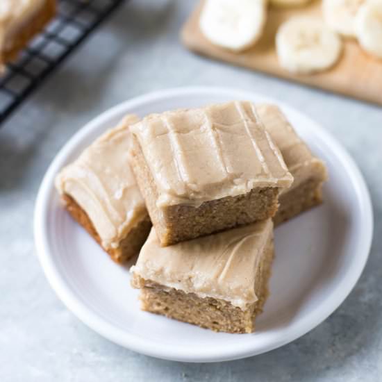 Dairy Free Banana Snack Cake