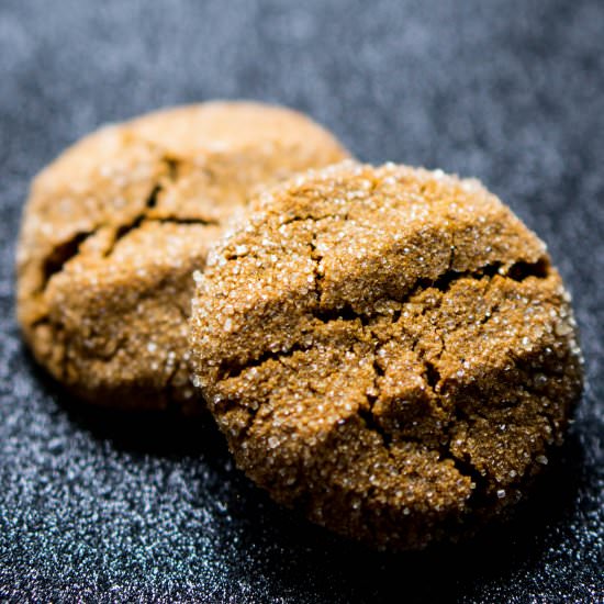 Gluten Free Molasses Crinkles