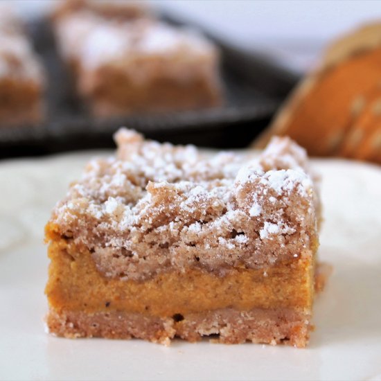 Gluten Free Snickerdoodle Pumpkin Bar