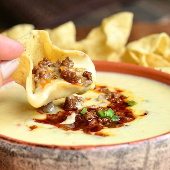 Queso Blanco Dip with Chorizo