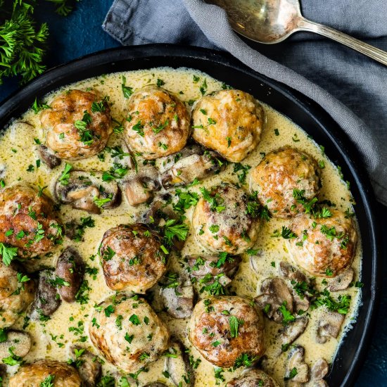 Instant Pot Stroganoff Meatballs