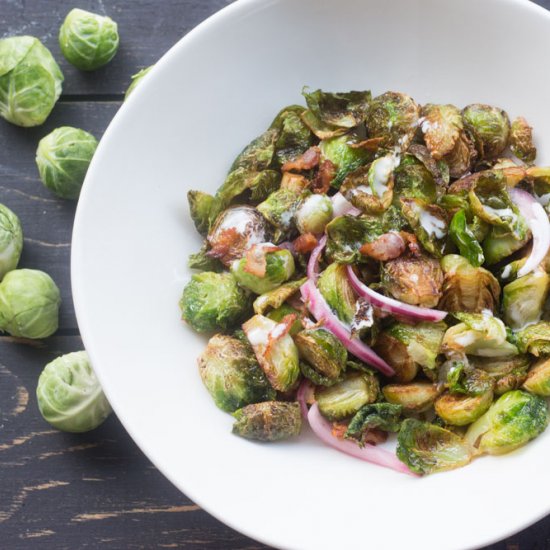 Crispy fried Brussels Sprouts