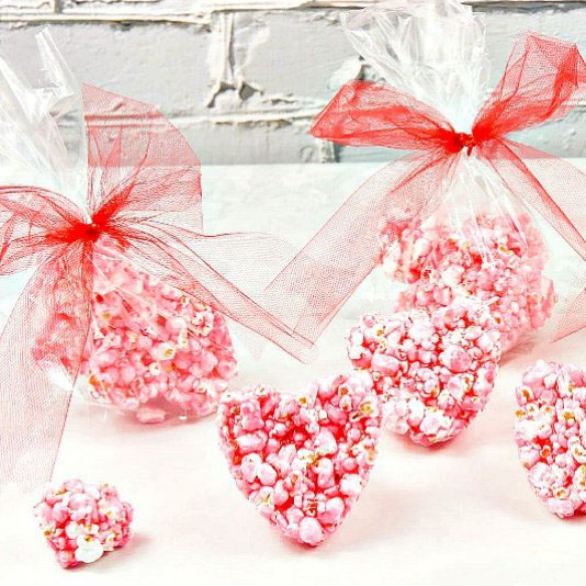 Popcorn Balls for Valentine’s