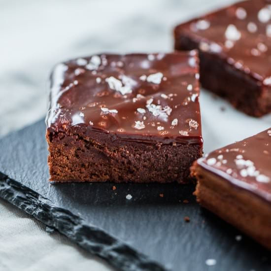 Brown Sugar Brownies and Sea Salt