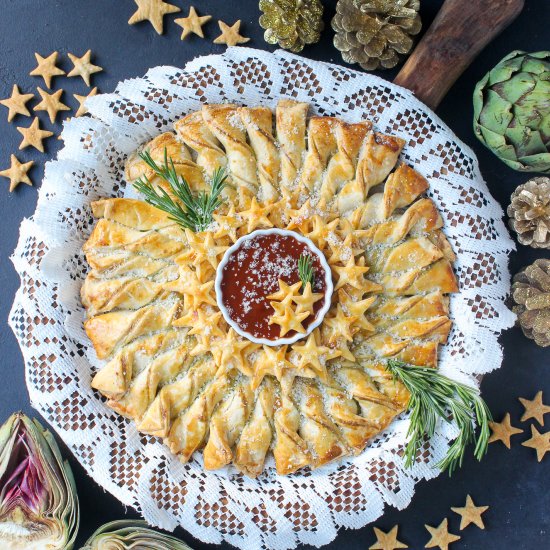 Spinach & Artichoke Wreath