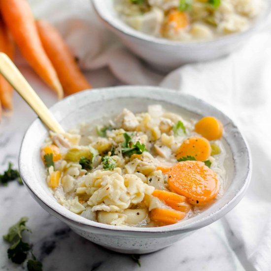 Seasonal Chicken Noodle Soup