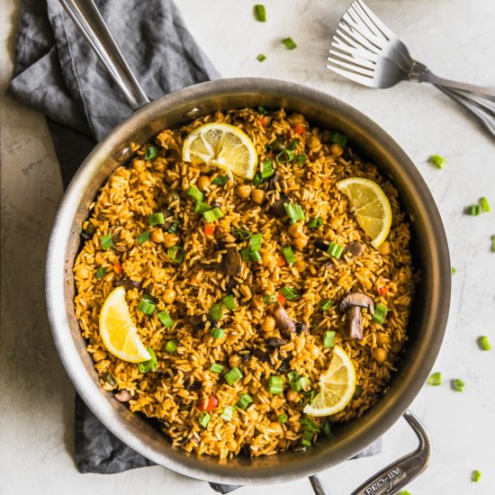 Quick Easy Vegetarian Paella