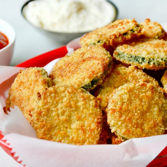 Baked Parmesan Zucchini Chips