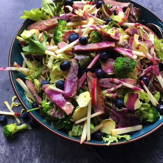 Salad w. Duck & Blueberry Dressing