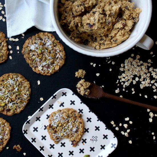 Oatmeal Trail Mix Cookies