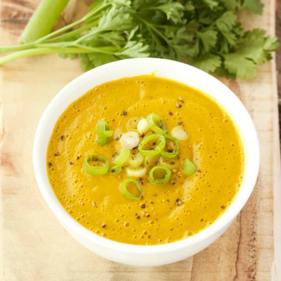 Carrot and Avocado Gazpacho