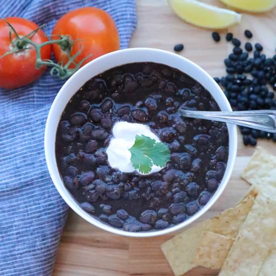 Vegan Black Bean Soup