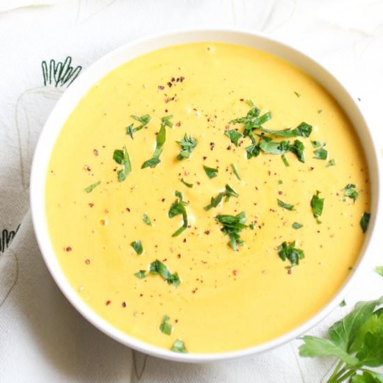 Quick and Healthy Coconut Red Lentil Soup