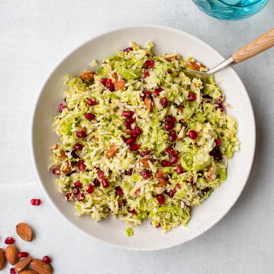 Brussels Sprouts Pomegranate Salad