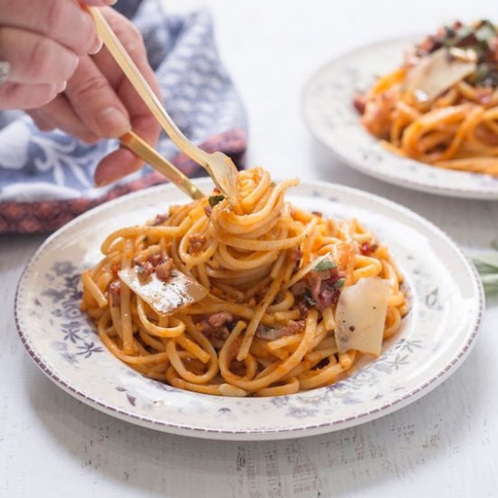 Linguini with Butternut Sauce