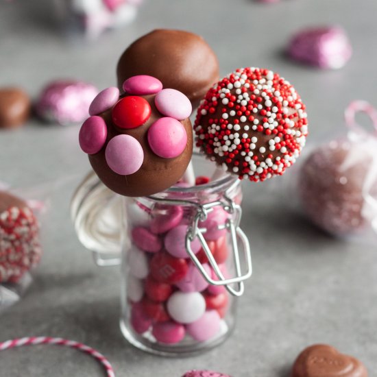 Choc Covered Strawberry Truffle Pop