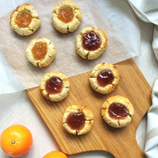 Lemongrass Thumbprint Cookies