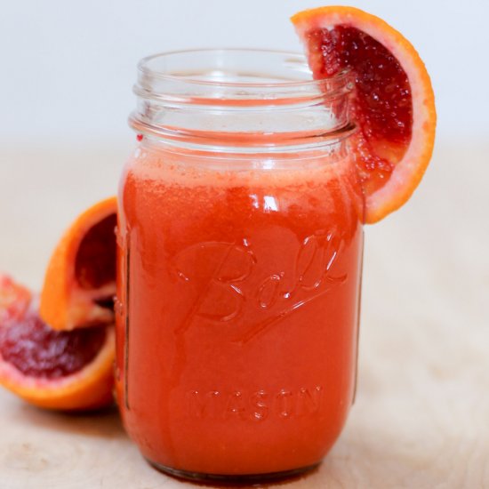 Blood Orange Carrot Turmeric Juice